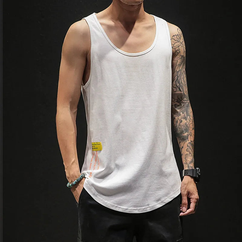 Áo Tanktop Thể Hình Nam, Vải Cotton Dáng Rộng Mùa Hè - Daisan Mart