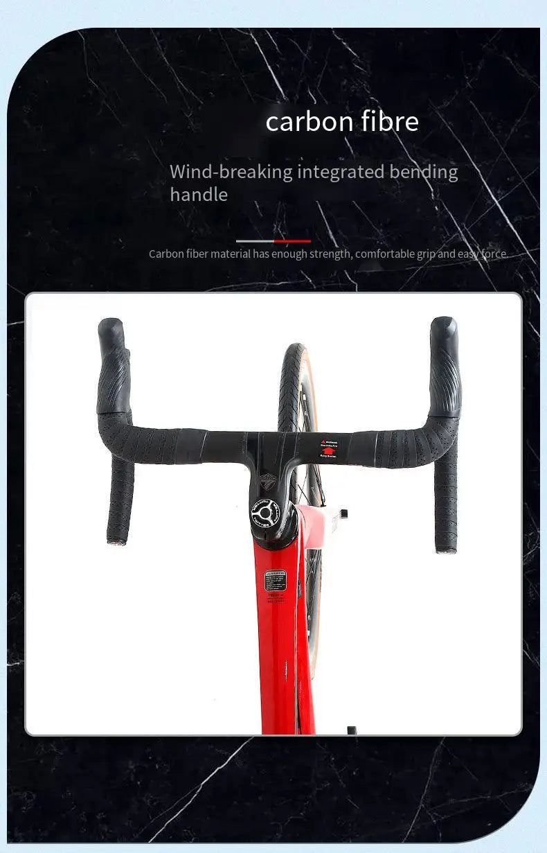 Twitter children's carbon fiber road bike 24 inch Hydraulic Disc Brake Road Racing Bicycle WheelTop GEX-12S student bicicleta