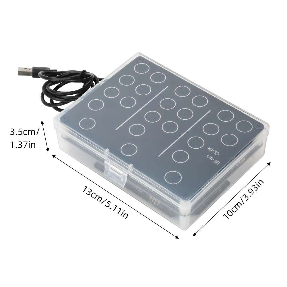 DIY Binary LED Clock - Creative USB 5V