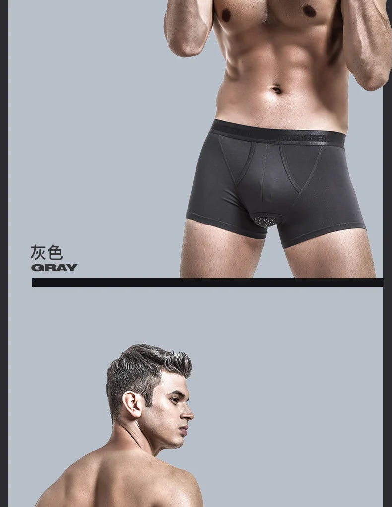 Modal Men's Underwear, Push-up Pad, Cup Separator, Antibacterial