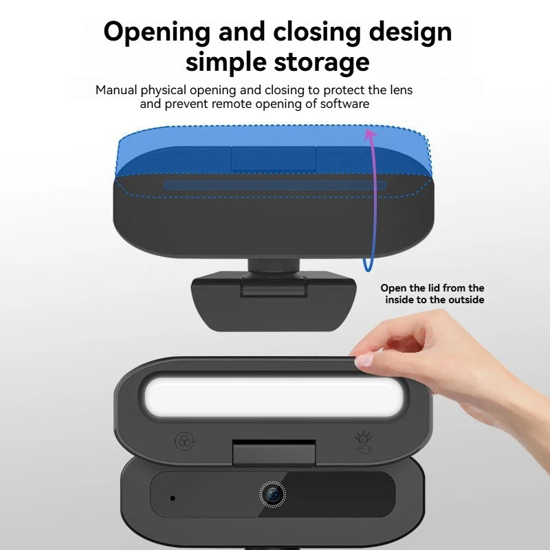 Xiaomi Webcam 4K 60FPS Livestream Pro Mic LED 2025