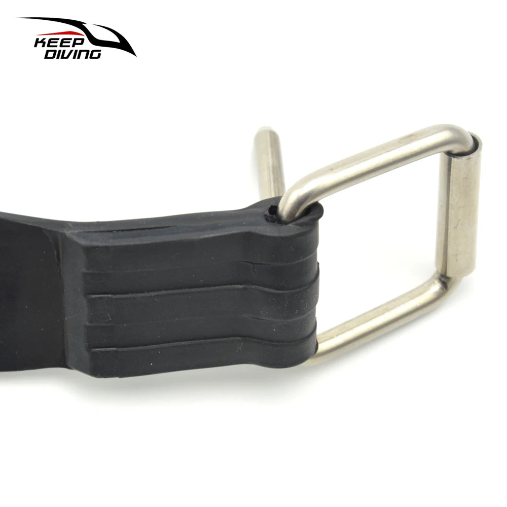 1.3M/1.5M/1.8M Freediving Diving Rubber Weight Belt With Stainless Steel RQuick Release Buckle BCD Accessories Diving Equipment