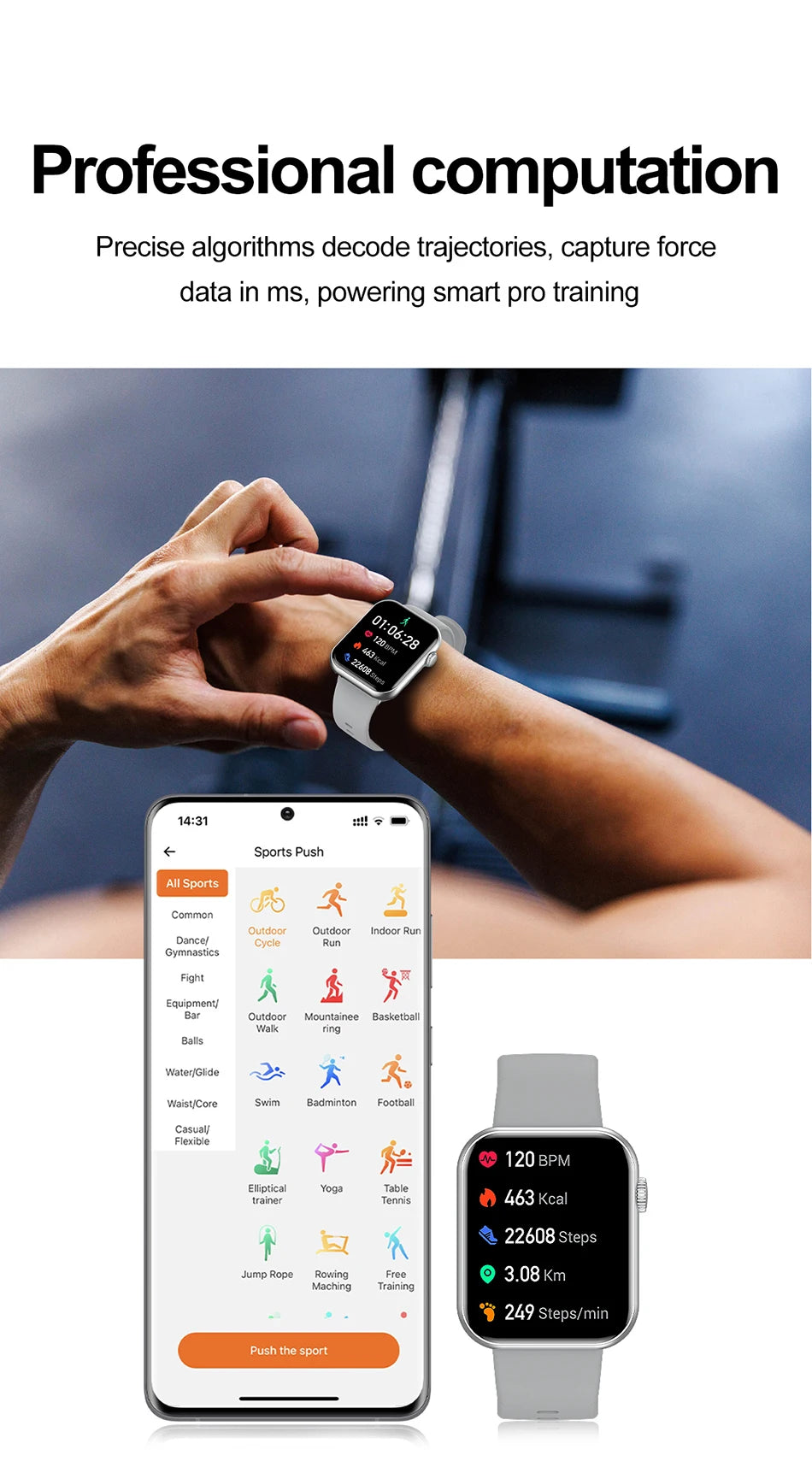 SmartWatch 2025 - Màn Lớn, Kết Nối Bluetooth