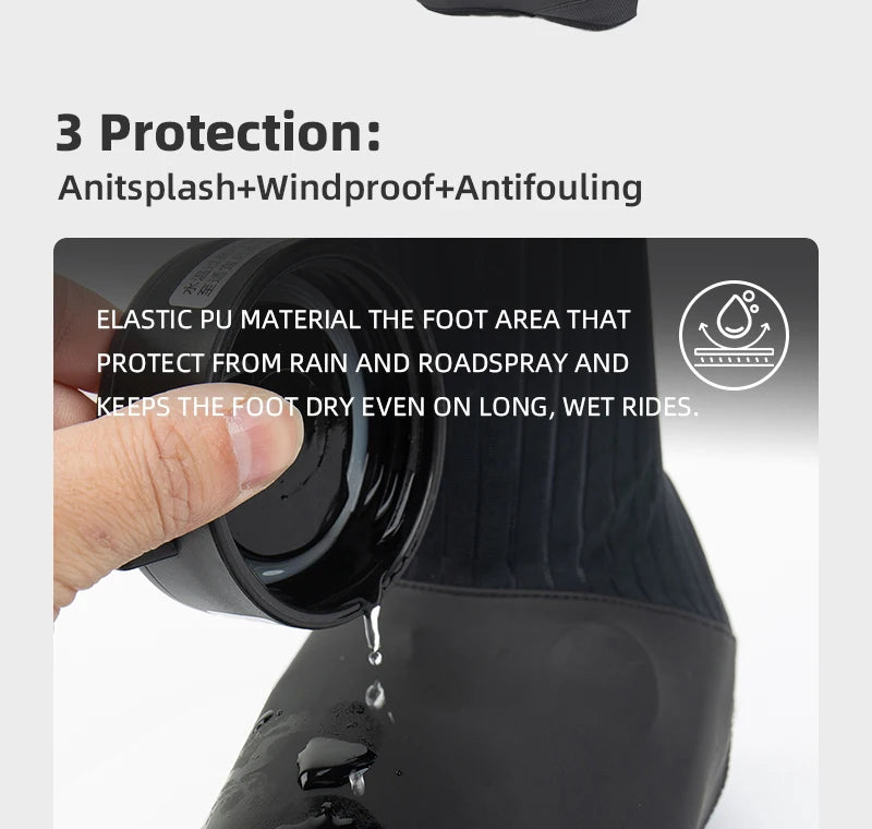 Dép Bọc Giày Chống Nước YKYWBIKE Phản Quang Aero