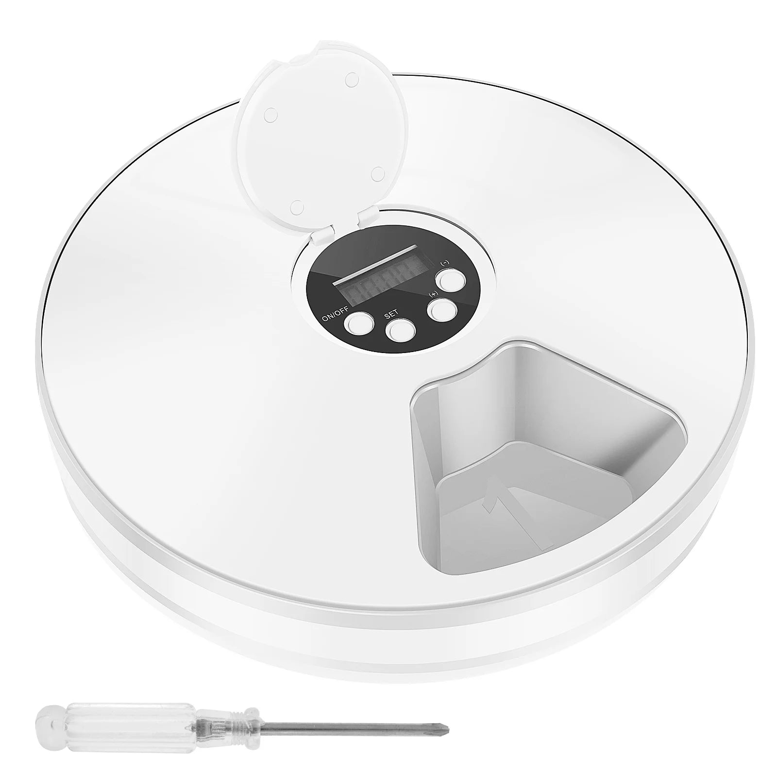 Pet Automatic Timing Feeder Intelligent Pet Feeder with Timer 6 Meals Pet Dry Wet Food Dispenser Automatic Pet Bowl Supplies - Daisan Mart