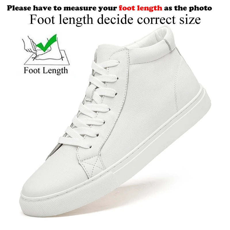 Giày Da Thật Cao Cổ Nam Trượt Ván Size Lớn 48 49