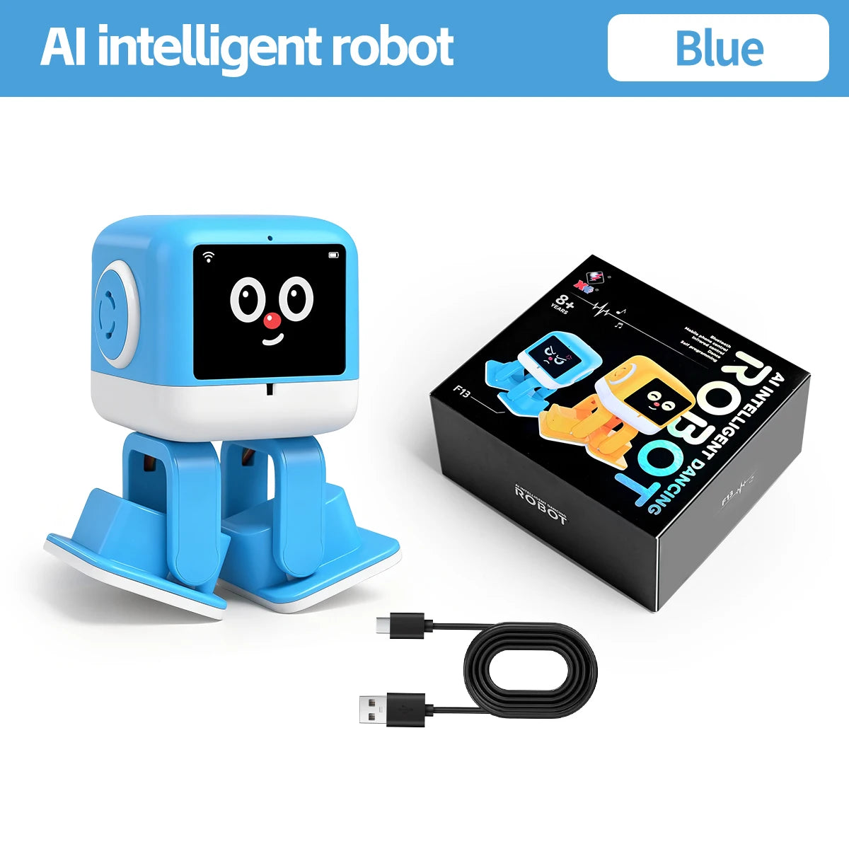 Smart AI Robot WiFi Early Education Toys for Children Speech Recognition & Voice Interactive Educational Learning Machine - Daisan Mart