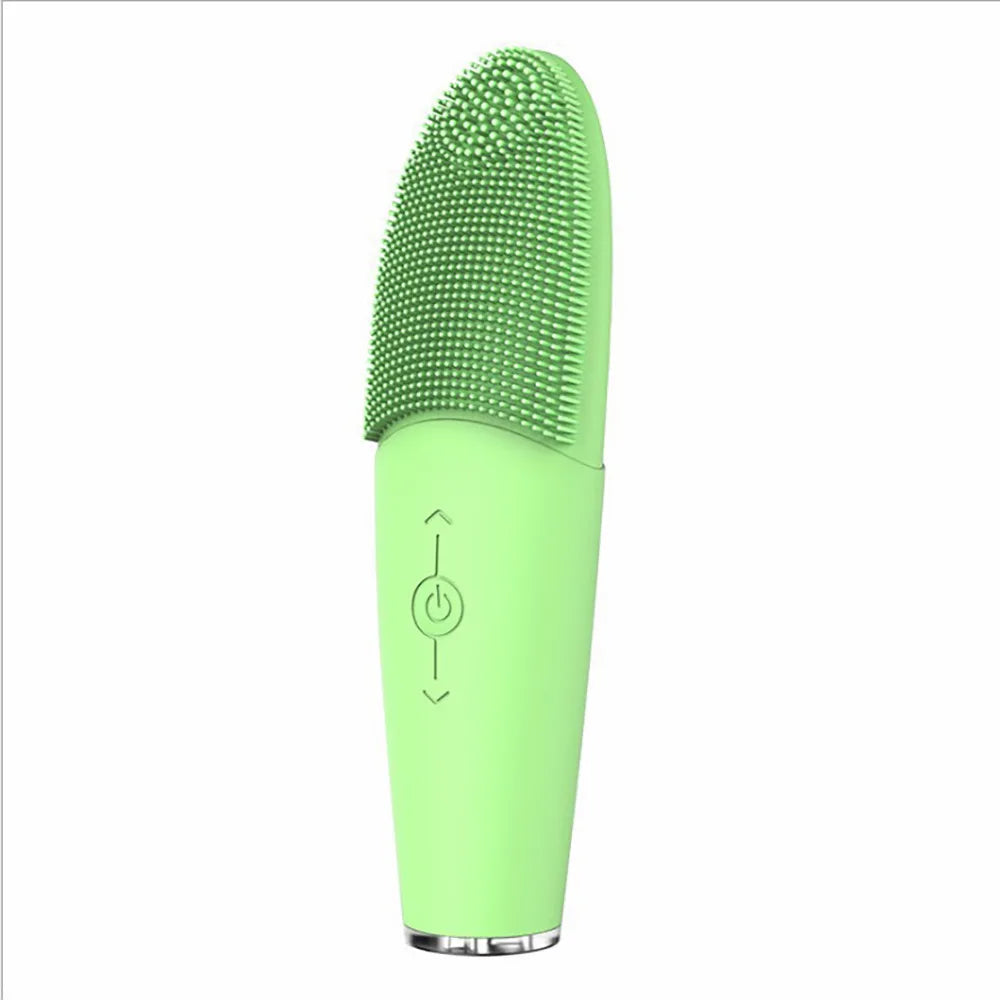 New Hot Silicone Waterproof Ultrasonic Facial Cleanser