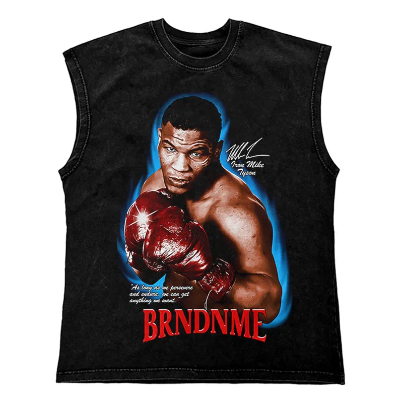 Men's Hip Hop T-Shirt with Unique Boxing Print 270Gym