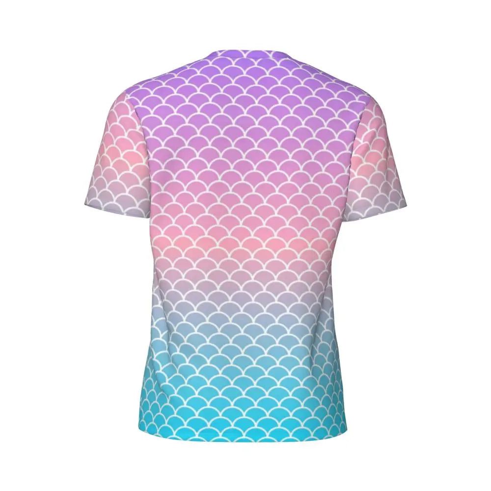 Áo Thun Nam Ombre Tím Hồng Thời Trang Hè Đầy Phong Cách