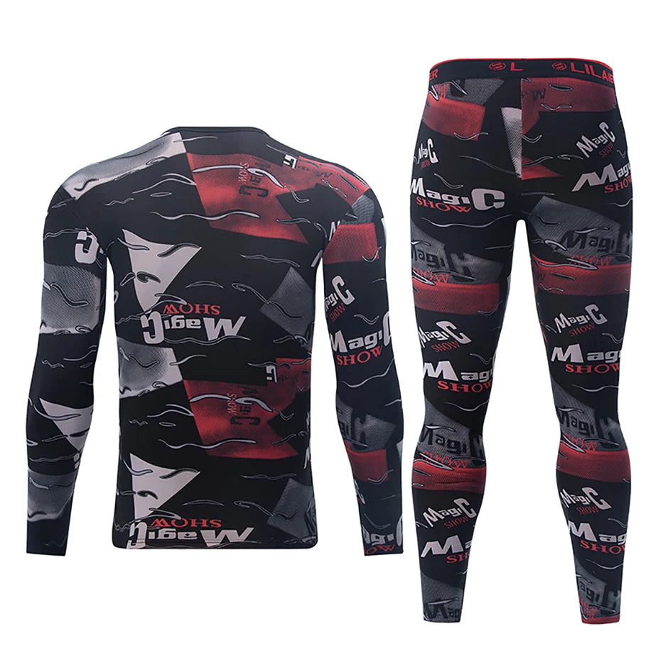 Bộ Đồ Lót Nam Thu Đông Nỉ Nhung In Thời Trang Ấm