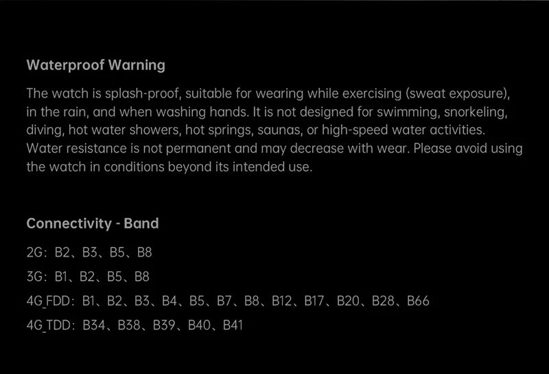 X 4G Smart Watch Waterproof IP67 &amp; 2MP Camera