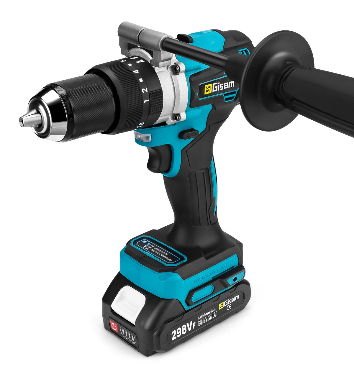650NM 13MM Brushless Electric Drill 20+3 Torque Cordless Impact Drill Hammer Electric Screwdriver For Makita 18V Battery