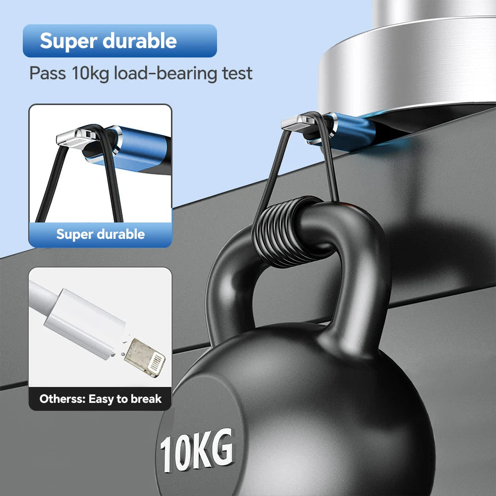 3A USB Fast Charging Cable For iPhone/iPad 1m/2m/3m