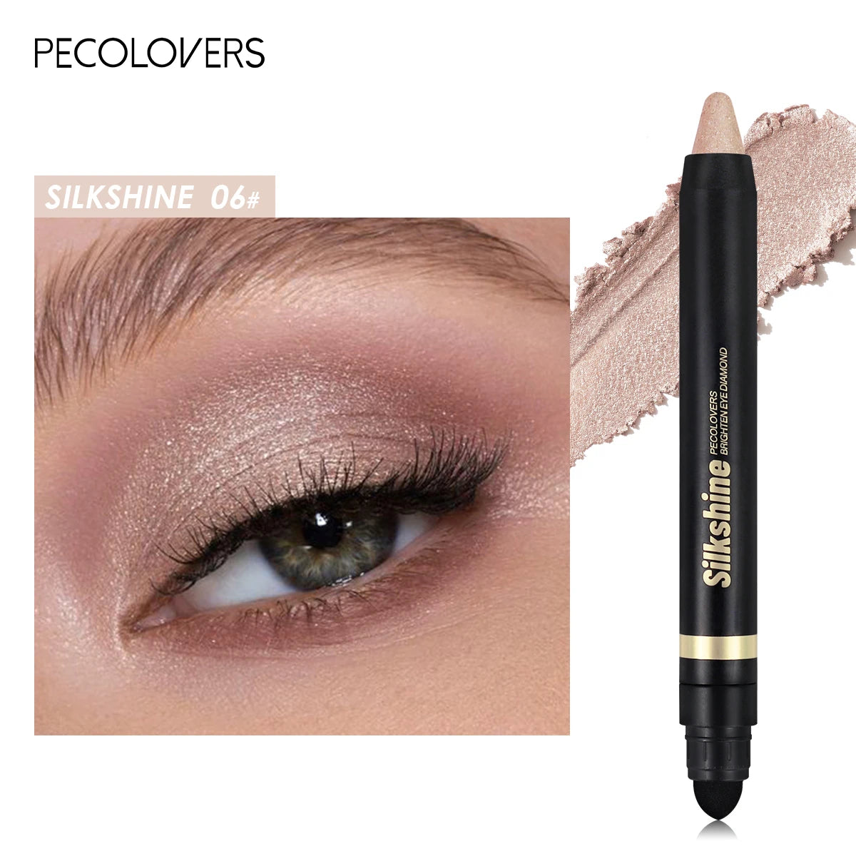Waterproof Long Lasting Matte Glitter Eyeshadow Pen