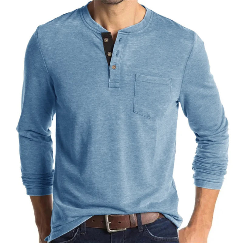 Men's Long Sleeve Sports T-Shirt Street Style
