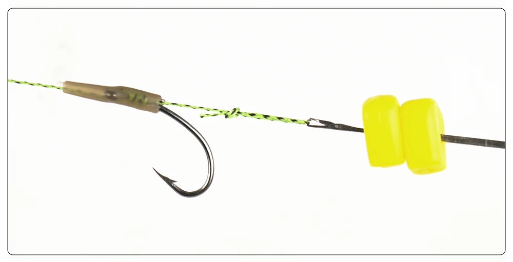 Lưỡi Câu Cá Chép HIRISI Thép Carbon, Dây Bện, Có Ngạnh