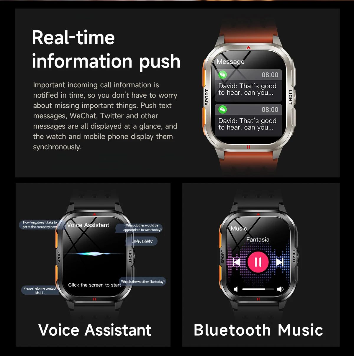 Đồng Hồ Thông Minh Nam 2025 2.01 HD, Gọi Bluetooth