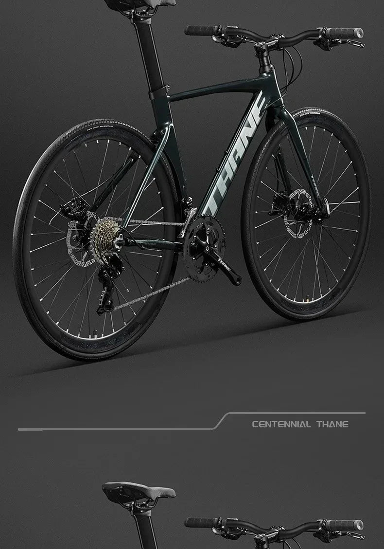700C curved handle road bicycle 27 speed oil disc brake gravel bike ultralight aluminum alloy frame Road Racing bicicleta aldult - Daisan Mart
