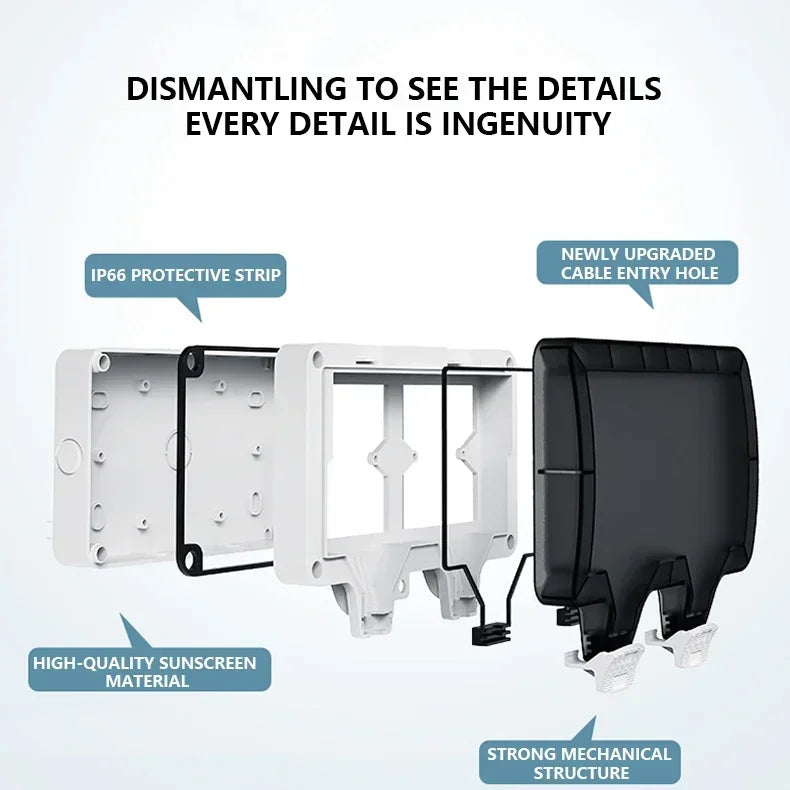 Outdoor Smart Socket IP66 Waterproof Wifi 220V