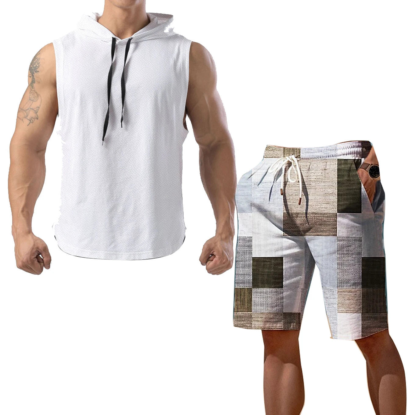 Áo Thun Nam Thể Hình 2025 - Tank Top Cộc Tay Sành Điệu