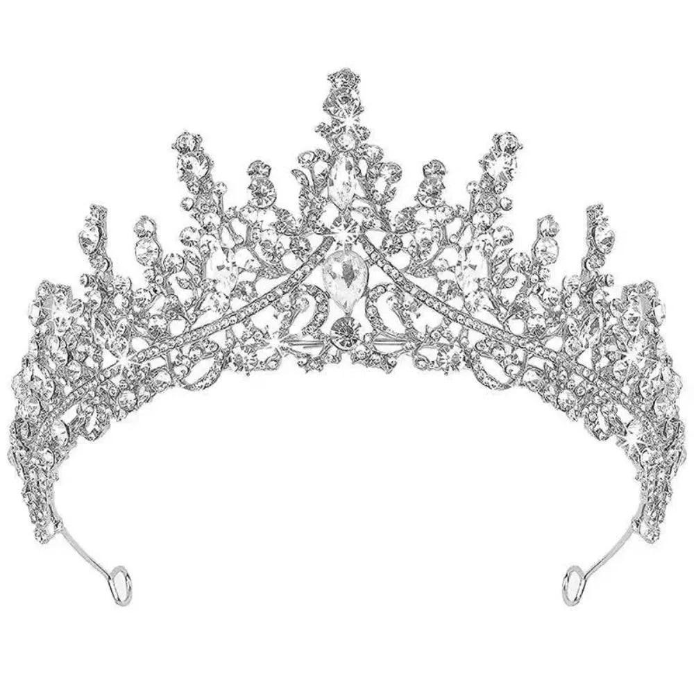 Vương Miện Pha Lê Baroque Vintage Sang Trọng Nữ