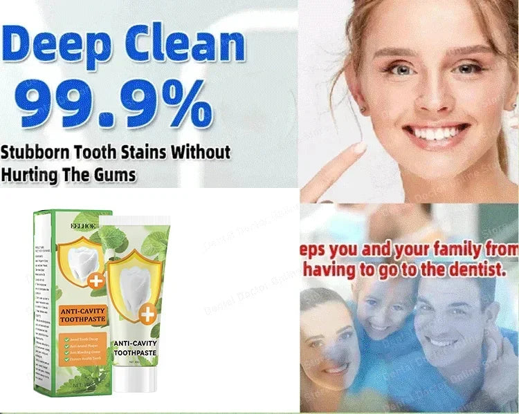 Anti Decay Toothpaste repairs cavities, removes cavities, cleans plaque, whitens teeth, and freshens breath - Daisan Mart