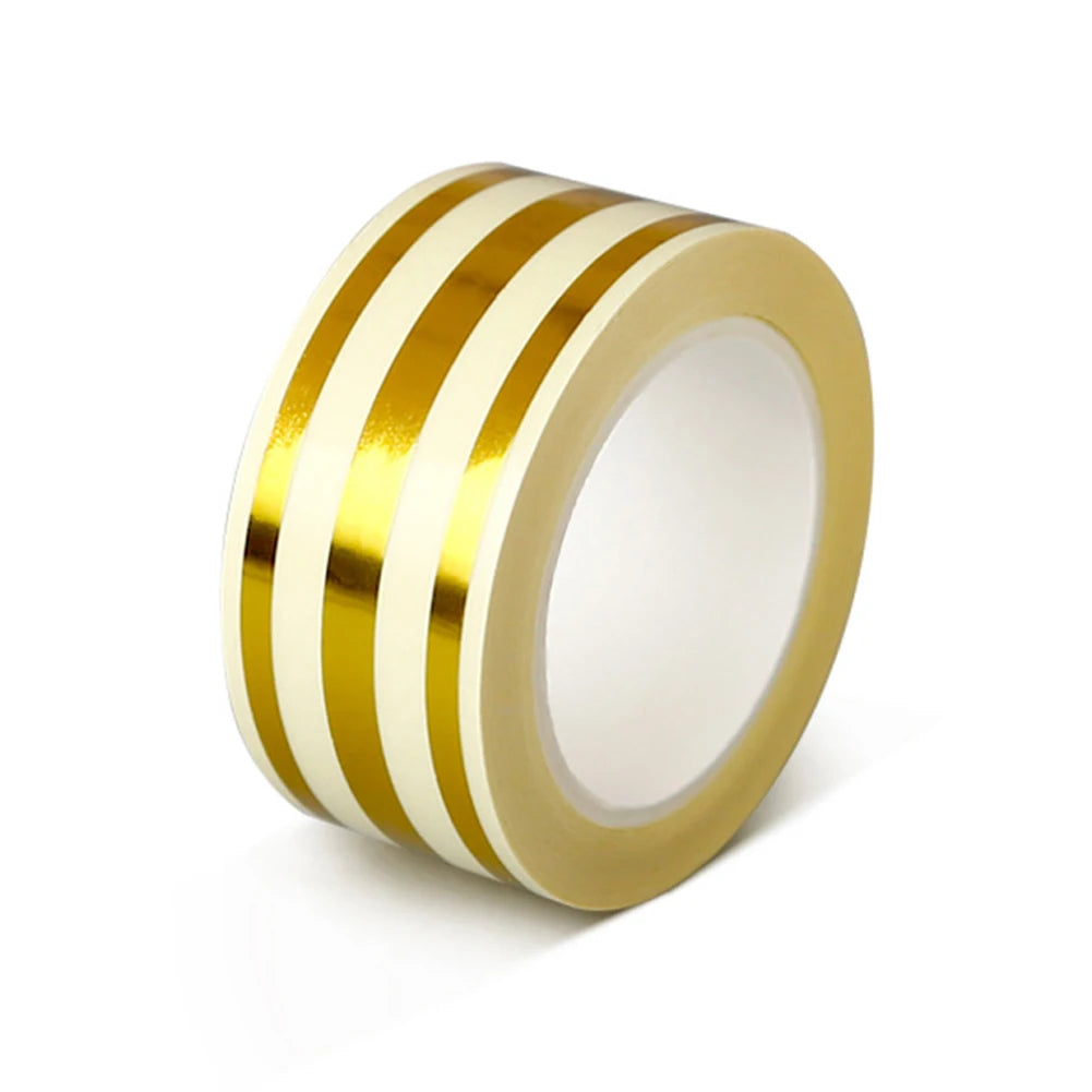 5M Tile Tape Self-Adhesive Floor Wall Seam Sealant Waterproof Wall Sealing Tape Adhesive Floor Tile Strip Seam Golden