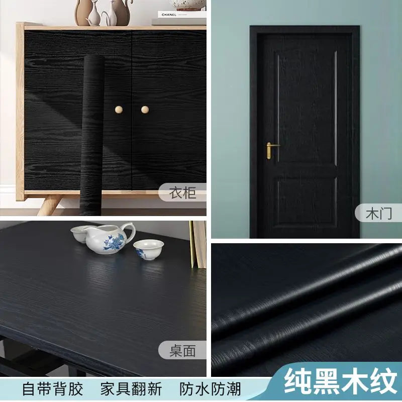 10m Waterproof Wood Wallpaper Interior Renovation