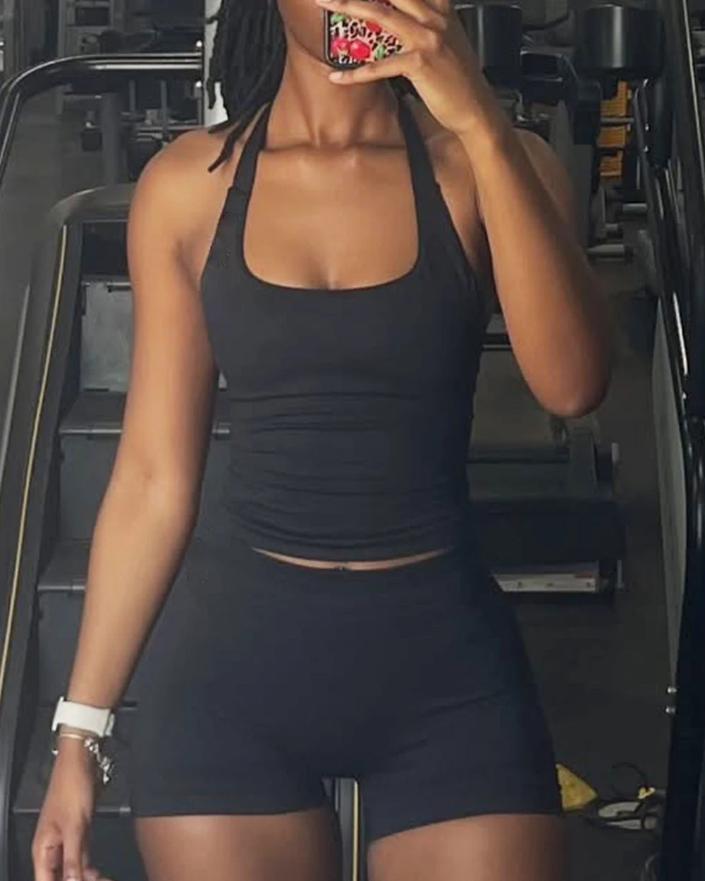 Áo Tập Gym Nữ Lưng Hở Dây Chéo Thoáng Khí - Daisan Mart