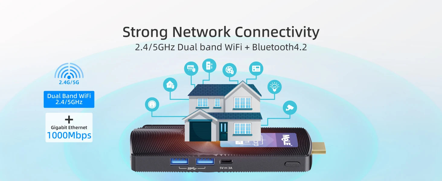 MeLE PCG02 - Fanless Mini Stick Computer Windows 11