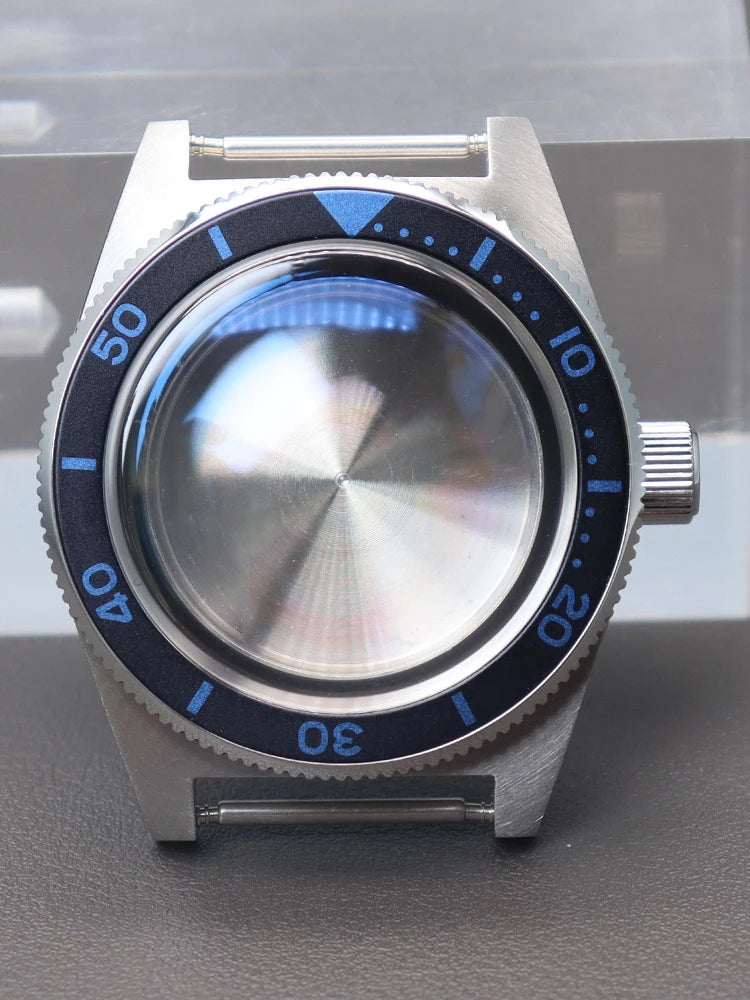 Modified Seiko 62MAS Diving 40mm Vintage Watch Cases Bubble Sapphire Crystal Glass Fit NH34 NH35 NH36 NH38 Movement 28.5mm Dial - Daisan Mart