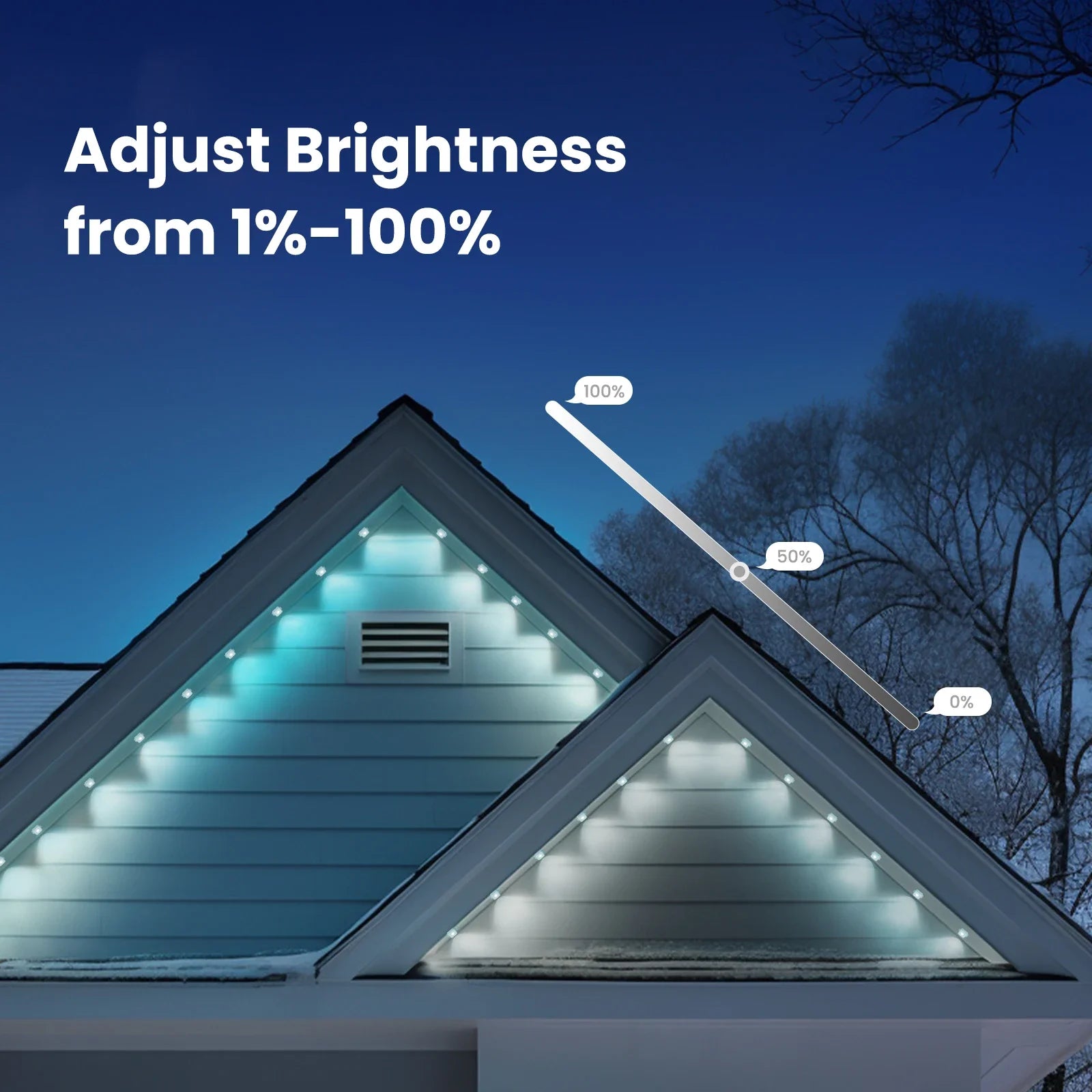 Đèn LED Thông Minh WiFi Ngoài Trời MOES Đổi Màu IP67