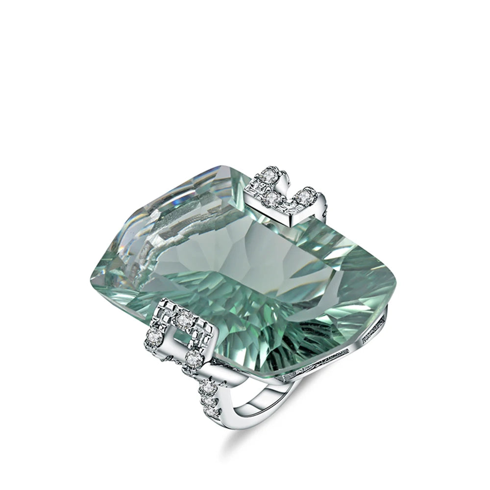 GEM'S BEAUTY Elegant 925 Silver Jewelry Set for Women