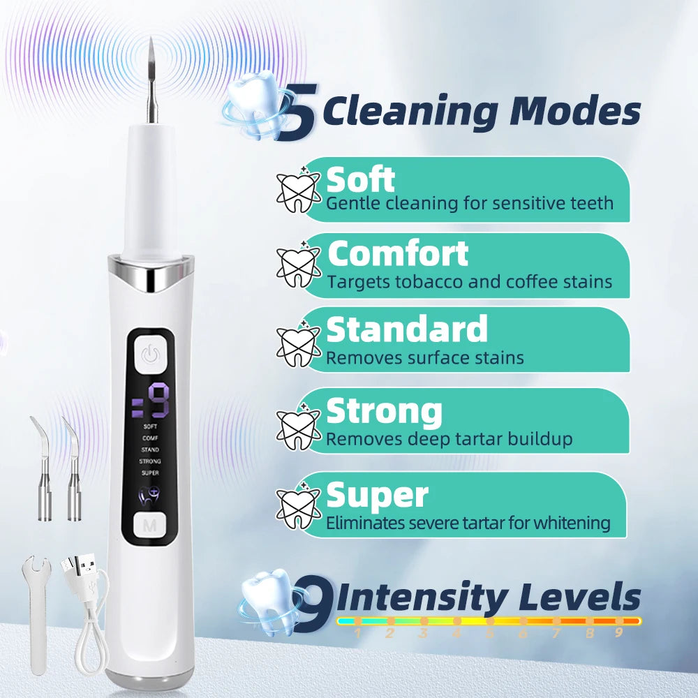 Máy Tẩy Vôi Răng Cầm Tay Siêu Âm Làm Sạch Răng