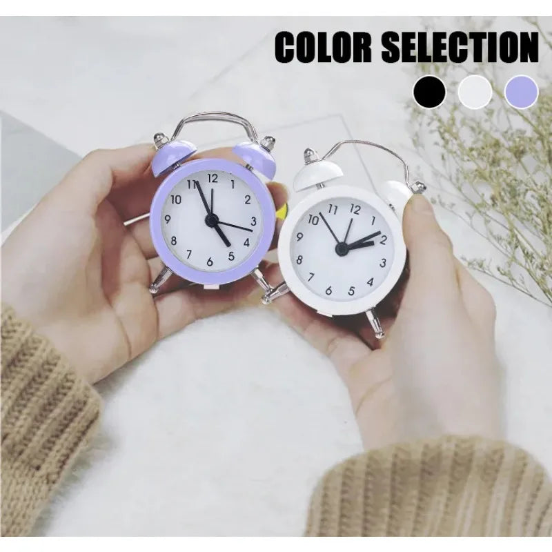 Đồng Hồ Báo Thức Đôi Chuông Im Lặng Phong Cách