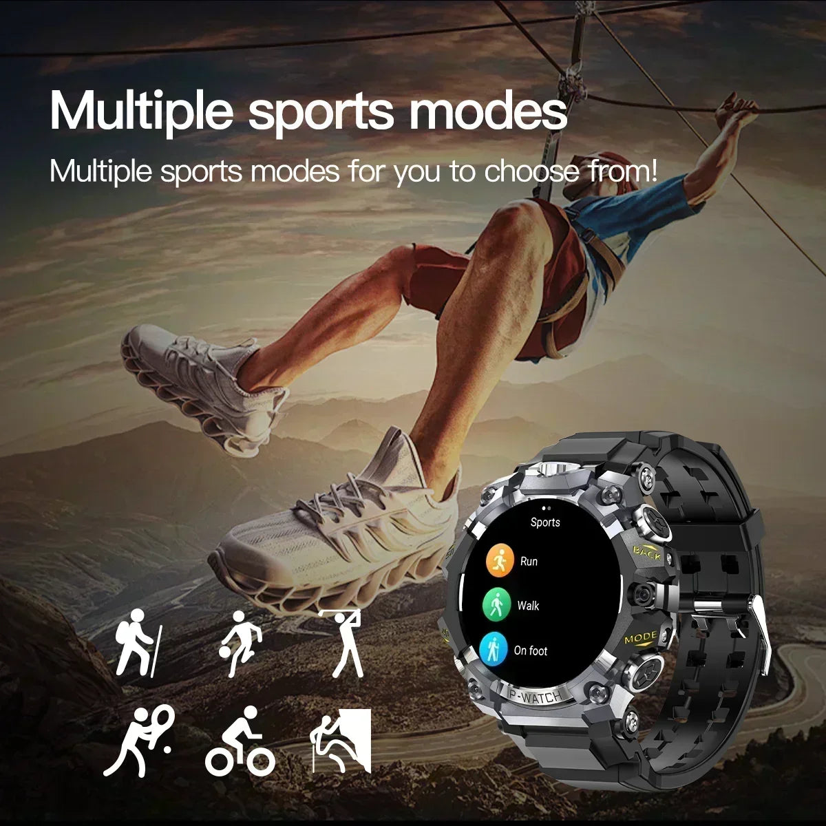 Smartwatch 5G Màn AMOLED 1.5 Camera Kép Chống Nước