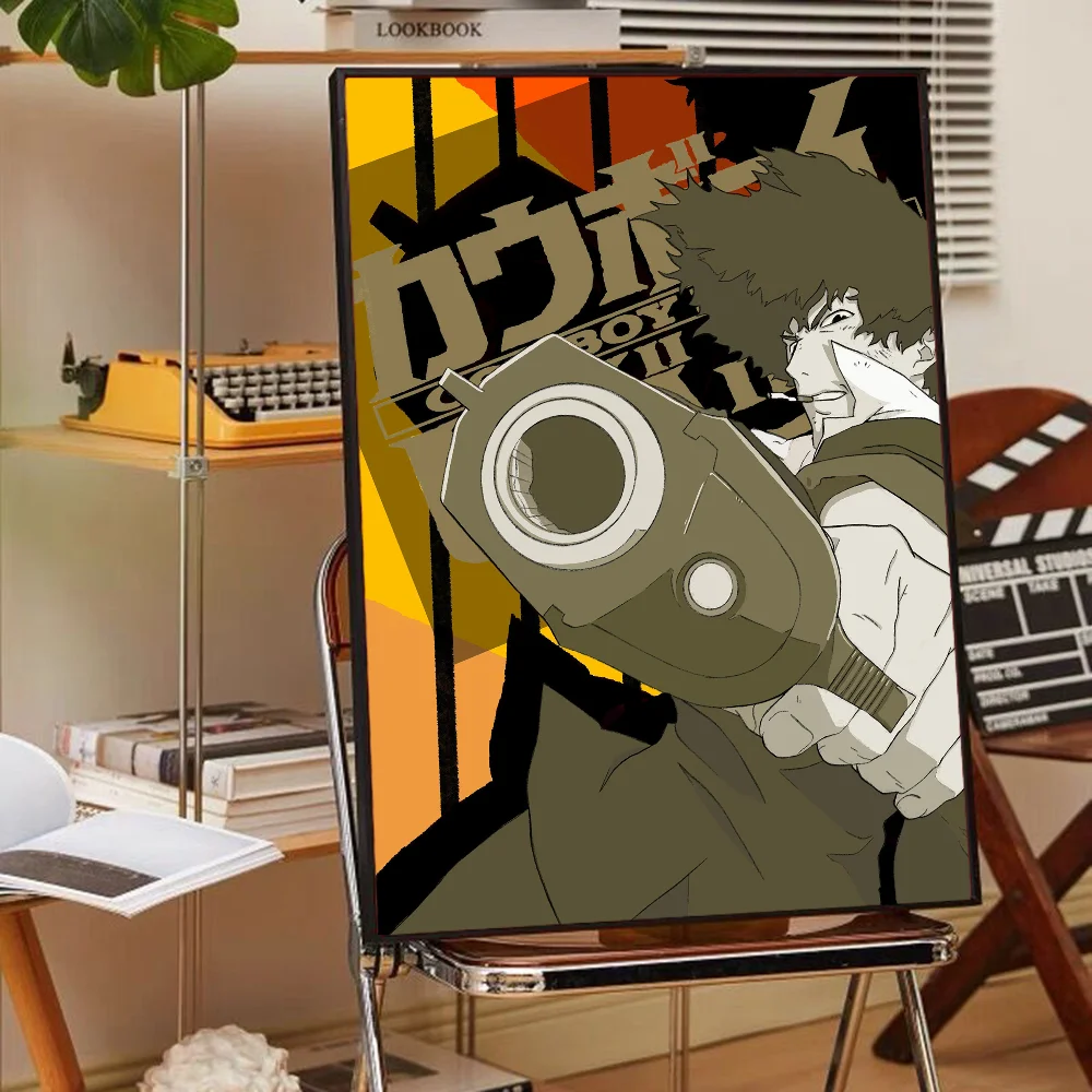 Anime Cowboy Bebop Good Quality Prints and Posters Waterproof Paper Sticker Coffee House Bar Posters Wall Stickers
