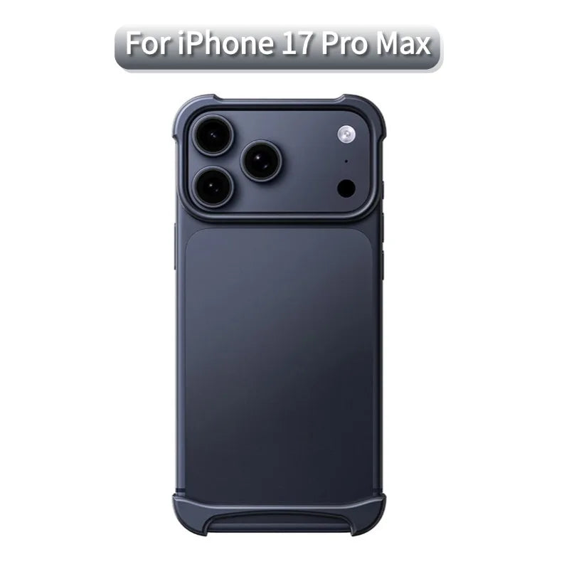 Aluminium Frame Metal Protective Case for iphone 17 Pro 17 Pro Max Strong Anti-Fall Heat Dissipation Metal Frame Casing - Daisan Mart