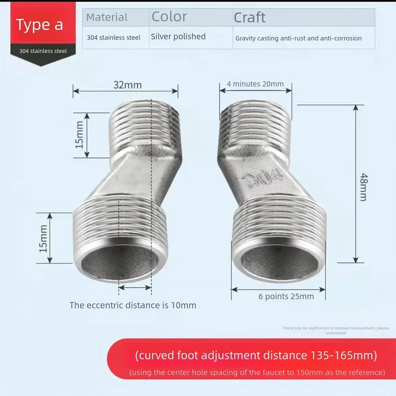 ###Phụ Kiện Phòng Tắm: Đầu Nối Chân Vòi Góc Treo Tường