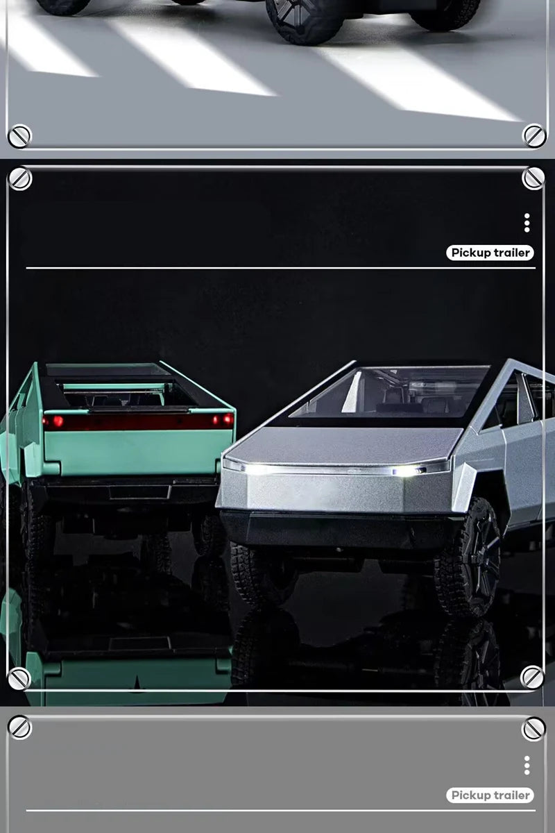 Xe Tải Địa Hình Cyber Hợp Kim Có Âm Thanh & Ánh Sáng