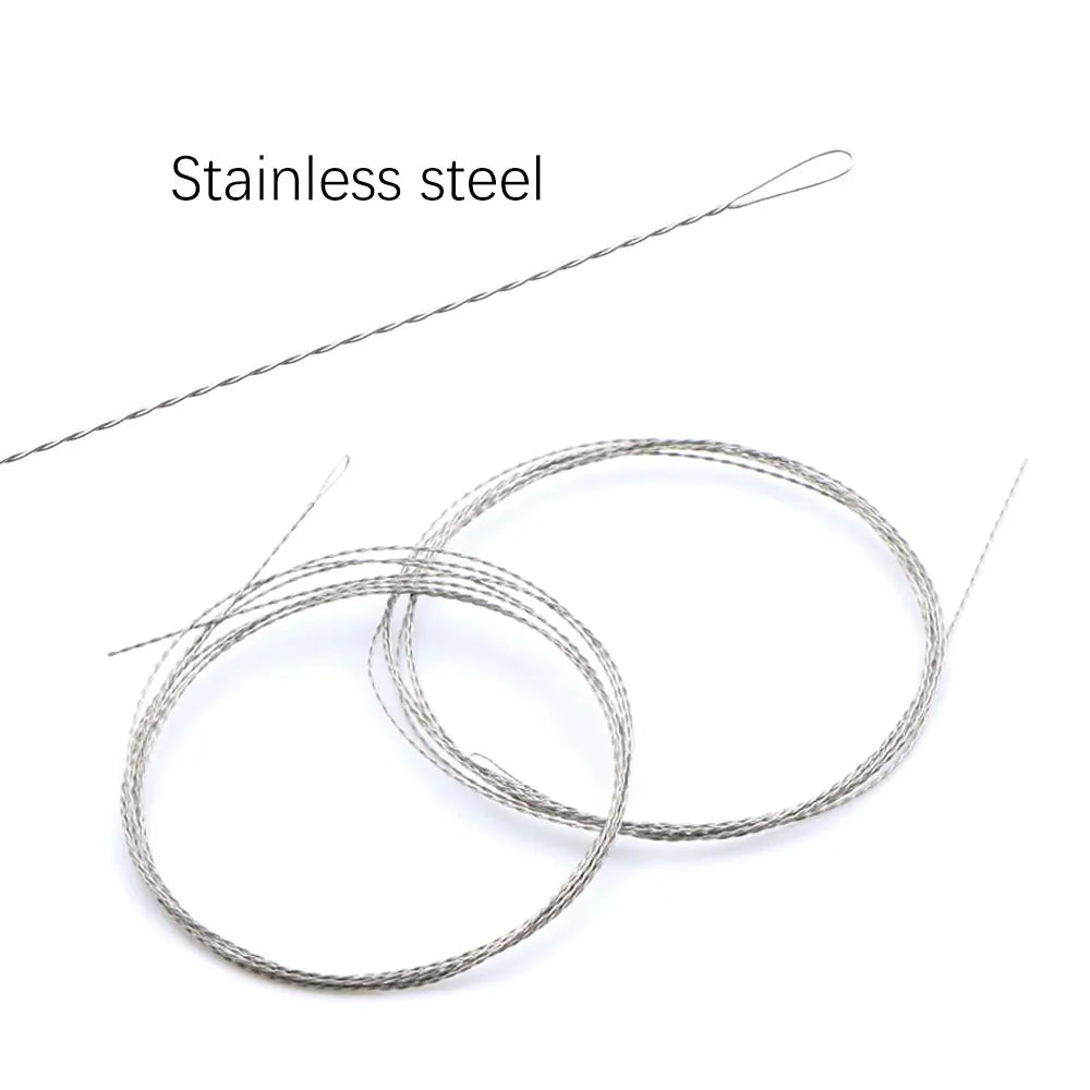 110cm Carp Fishing Line Threader Hair Rig Making Accessories Fishing Tool For Carp Tubing Threading Lines Terminal Tackle