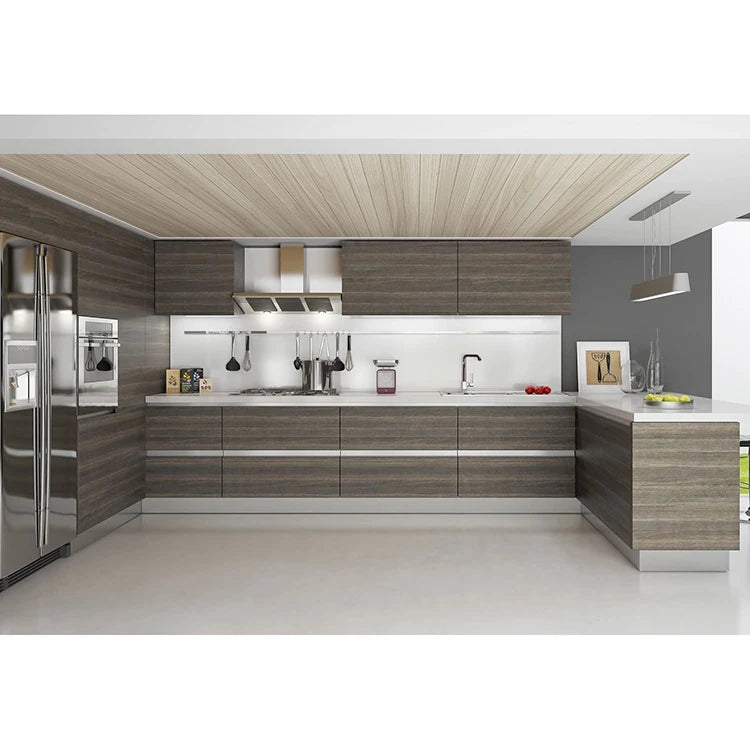 Modern High-End Glossy Kitchen Cabinets
