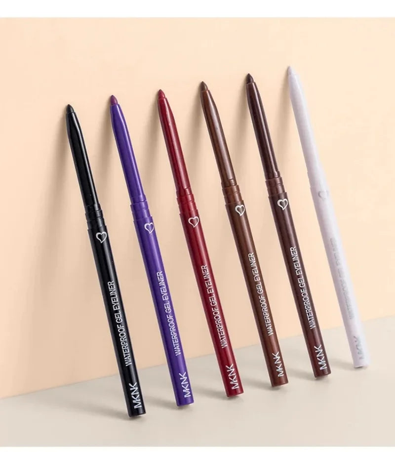 Black Brown Matte Gel Eyeliner Smudge-proof, Quick-drying, Long-lasting