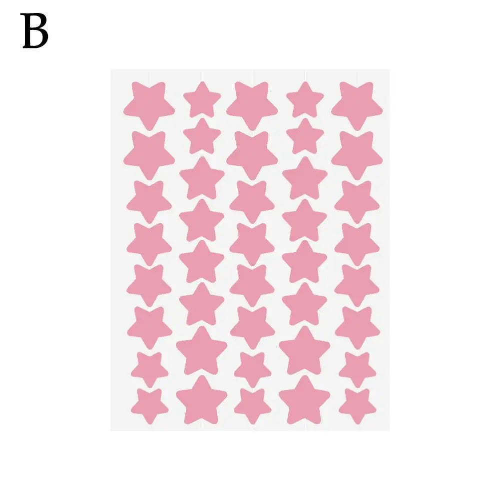 7PS Color Invisible Acne Removal Star Pimple Patch Facial Acne Spot Cover Concealer Invisible Color Patch Spot Scar Care Sticker - Daisan Mart
