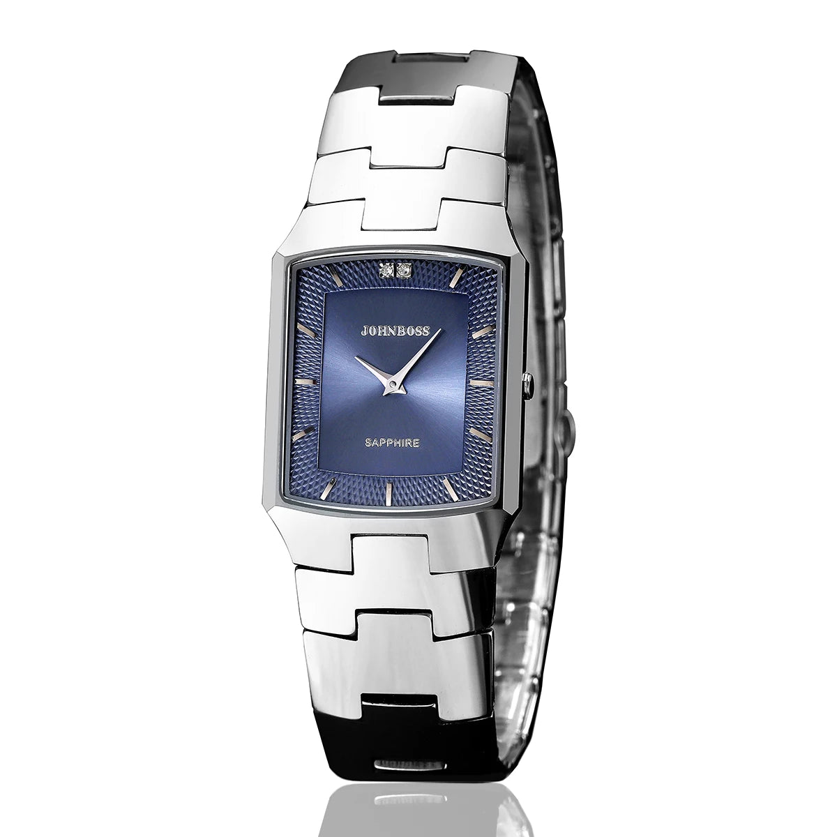 Đồng Hồ Nam Tonneau Thụy Sĩ Thép Tungsten Sapphire
