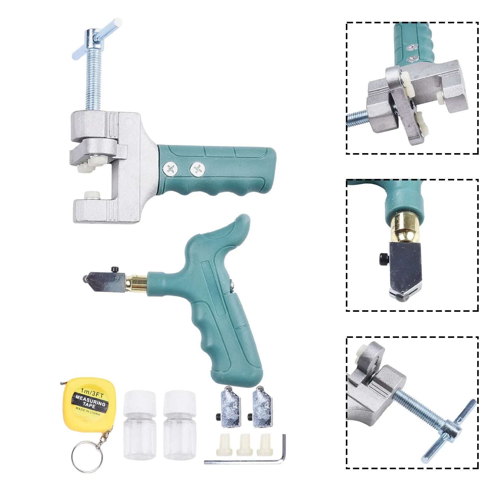 Multi-purpose Cutting Tool Set for Glass and Ceramic Tiles