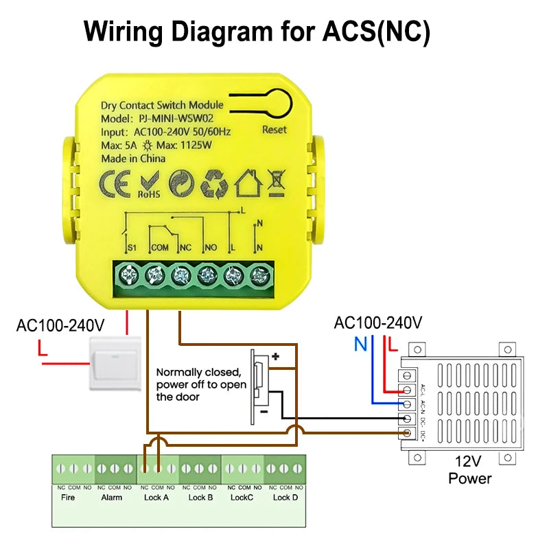 Tuya WiFi Smart Switch 5A Remote Control 