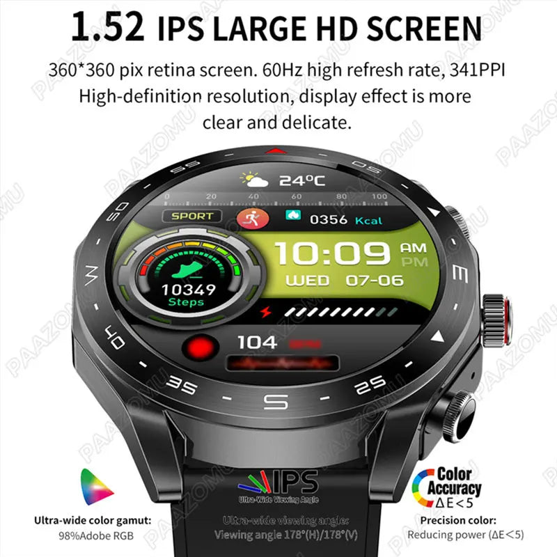 Đồng Hồ Thông Minh 2025 Kèm Tai Nghe TWS Chống Nước