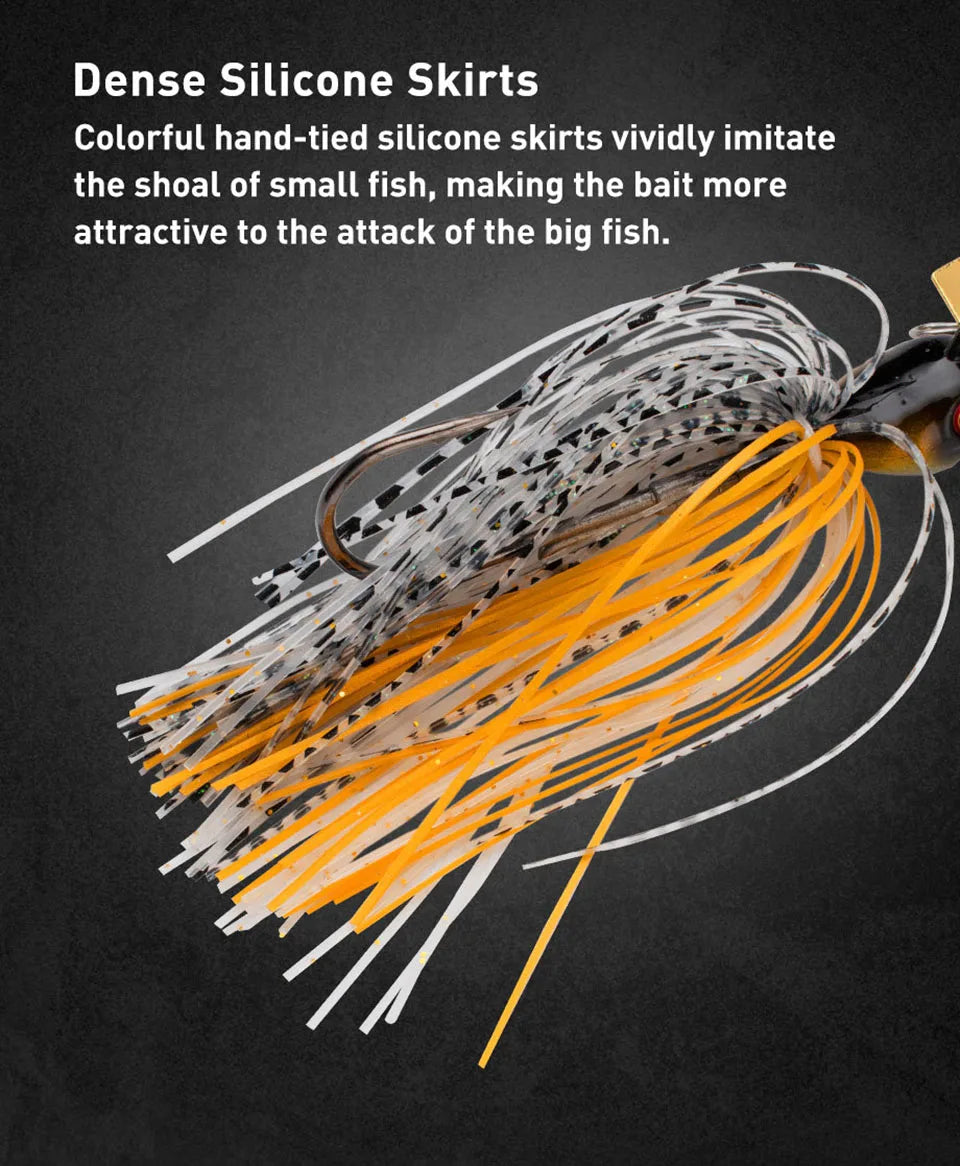 Mồi Câu Cá WALK FISH: Lưỡi Xoay Sắc Nét 7-21g